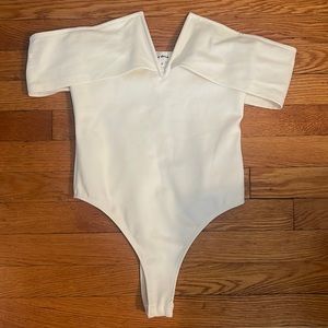 Superdown off the shoulder bodysuit